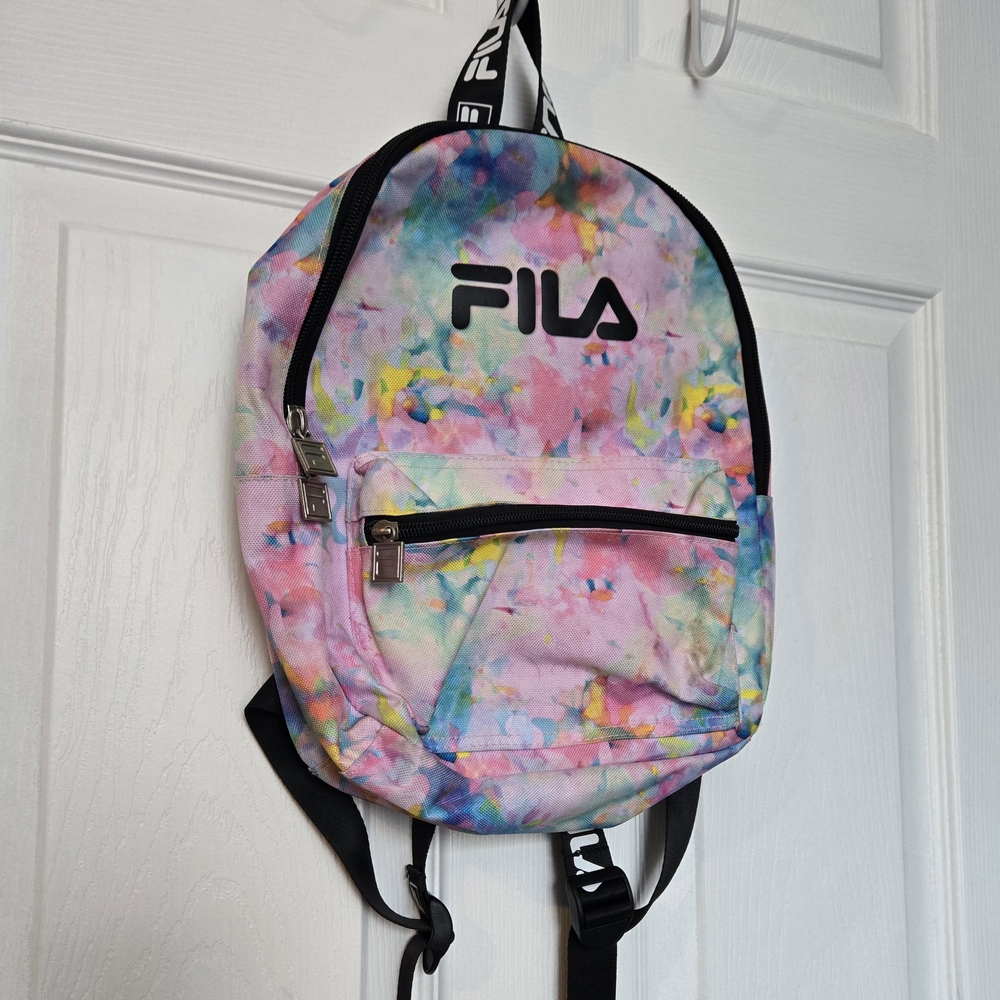 FILA Mini Tie-Dye Multicolor Backpack